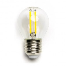 LED žiarovka (číra) G45 ​​E27 4W