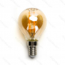 LED žiarovka E14 G45 4W AMBER Filament