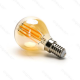 LED žiarovka E14 G45 4W AMBER Filament
