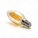 LED žiarovka E14 C35 4W AMBER Filament