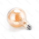 LED žiarovka E27 G125 6W AMBER Filament