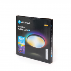 LED Stropné svietidlo Ultratenké s diaľkovým ovládaním, 18W, 1900lm, 293mm , RGB+CCT