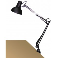ARNO Stolná lampa čierna uchytenie na klip