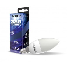 LED žiarovka E14 Sviečka 4W 160° 3000K