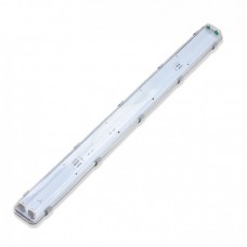 Prisadené prachotesné svietidlo pre LED trubice T8 120cm IP65 Double