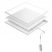LED panel 600x600mm, 25W, 4000lm, 4000K, biely rám BACKLIT