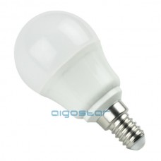 LED žiarovka E14 G45 6W teplá biela