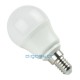 LED žiarovka E14 G45 6W teplá biela
