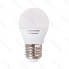 LED žiarovka E27 G45 6W teplá biela