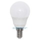 LED žiarovka E14 G45 5W 280° teplá biela