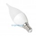 LED žiarovka CL37 E14 3W 270° studená biela