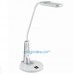 Led stolná lampa 6W ovládanie jasu cez dotykový panel, strieborno - biela