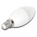 LED žiarovka E14 C37 6W 270° studená biela