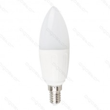LED žiarovka E14 C37 9W 260° studená biela