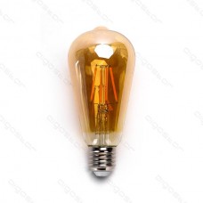 LED Filament žiarovka ST64 E27 4W