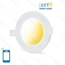 SMART LED SLIM DOWN LIGHT 6W WIFI CCT（3000K-6500K）(Cutout:105mm)