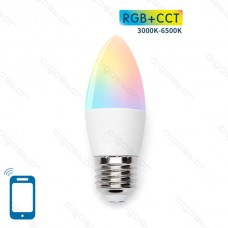 LED BULB C37 E27 7W WIFI RGB+CCT