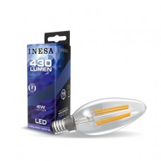 LED žiarovka E14 4W Sviečka Filament