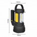 LED nabíjacie svietidlo 5W+5W 250+200Lm + powerbank - FS01R