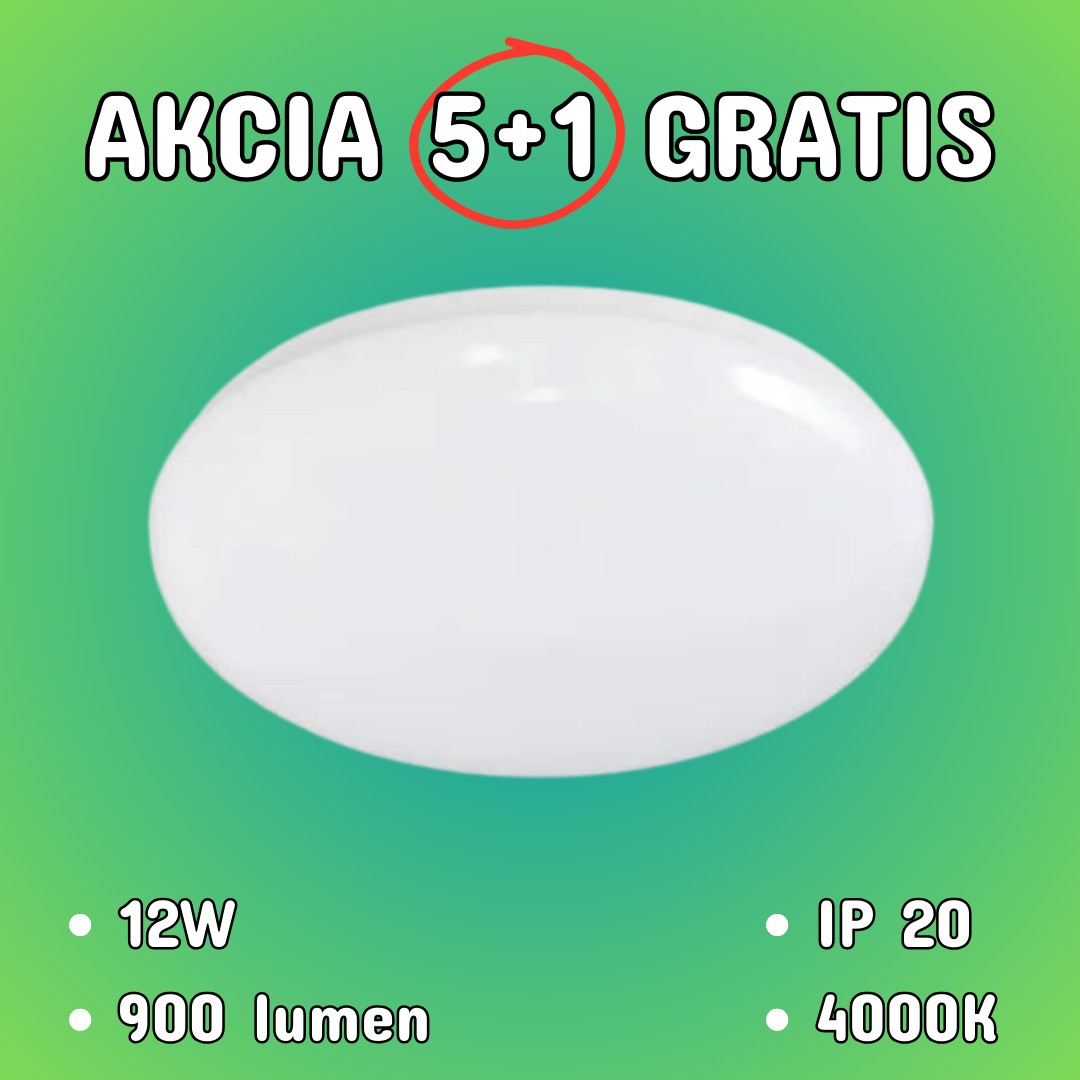 Aigostar 193690 12W LED stropné svetlo so senzorom Prírodná biela